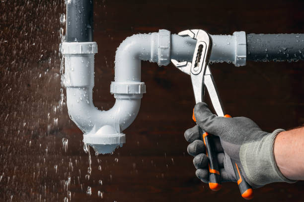 Professional Leak Detection technician working in Springport, IN